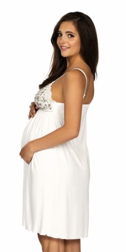 Elegante camicia da notte gravidanza e allattamento con reggiseno